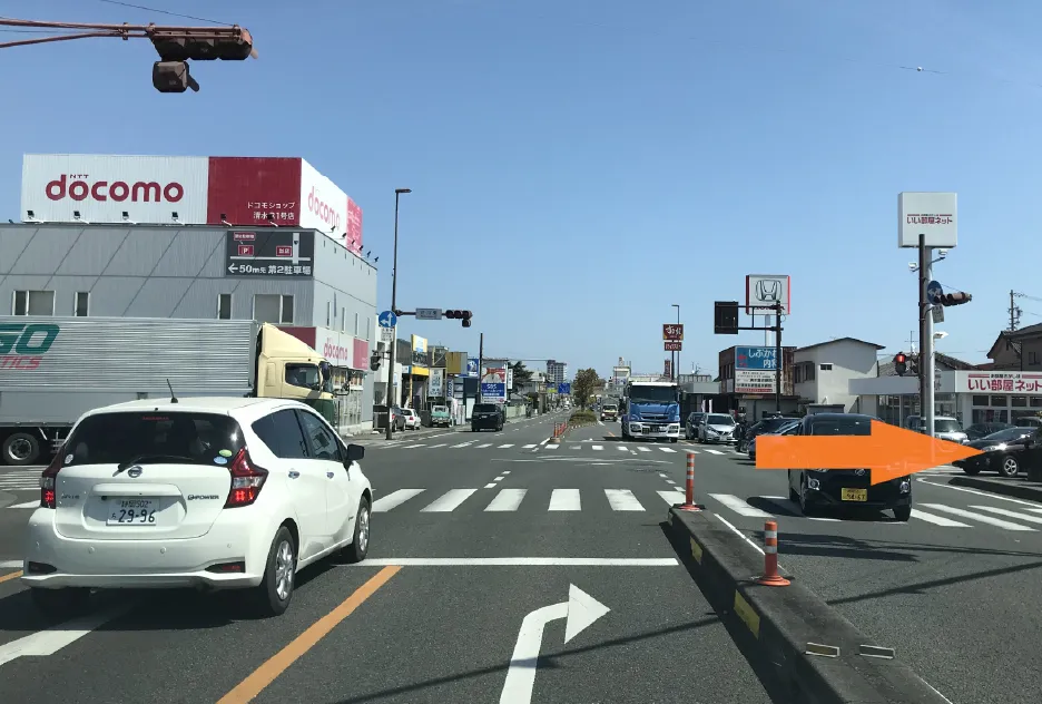 国道1号線(静岡側から)1