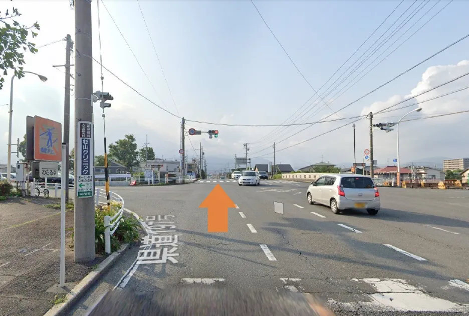 197号線(入江富士見線)の桜橋から1